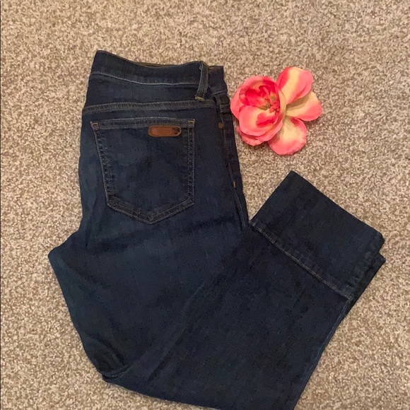 JOES JEANS CROPPED DARK DENIMN - Picture 2 of 2